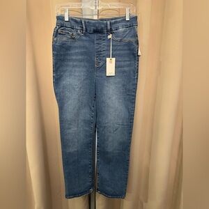 Good American Power Stretch Pull-on Straight Jeans